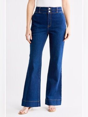 Bagatelle Women’s Jeans | Size 29 | High Waist Wide Leg | Double Button